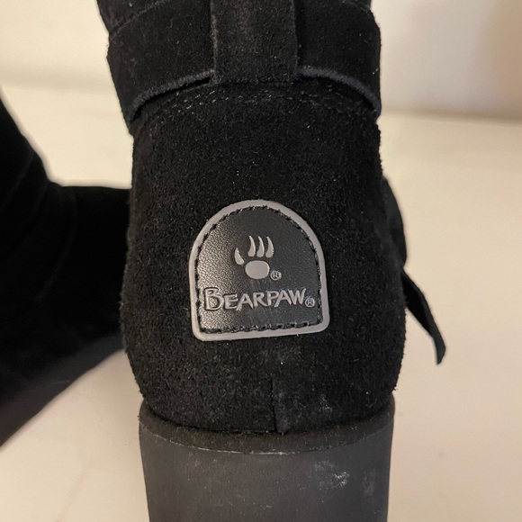 🐾Black Bearpaw Suede Wool Lined Boots - Picture 4 of 8